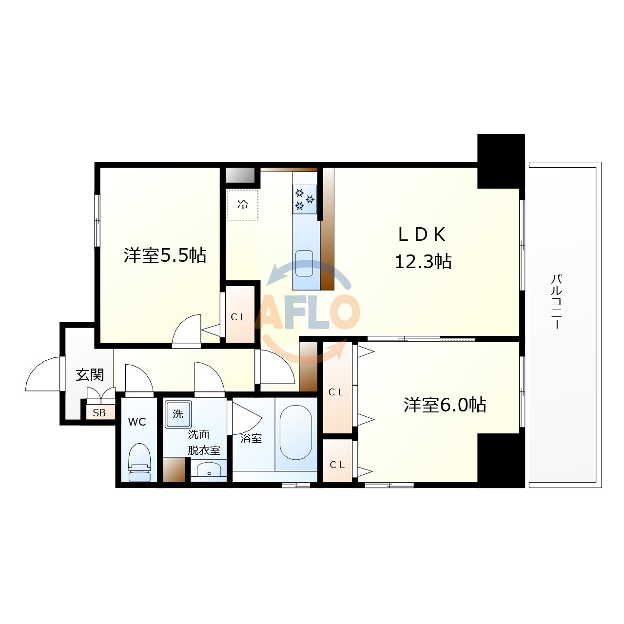 アグレアーブル　大江小学校区の間取り|アグレアーブル　間取り