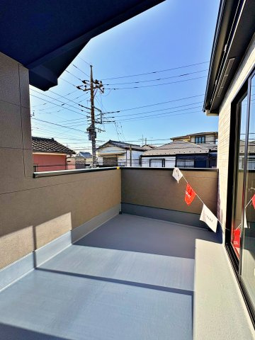 《仲介手数料半額》ふじみ野市北野3期　全1棟のバルコニー
