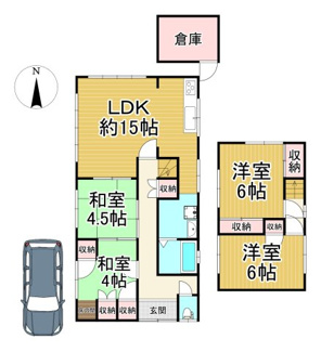 【間取り】 | 川西市東畦野山手1丁目21の6　中古戸建
