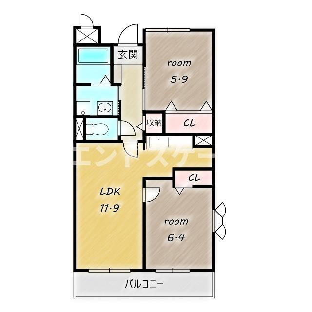 ボヌール発京の間取り|高崎、前橋のお部屋探しはエンドスケープまで！お客様の理想お聞かせ下さい♪
