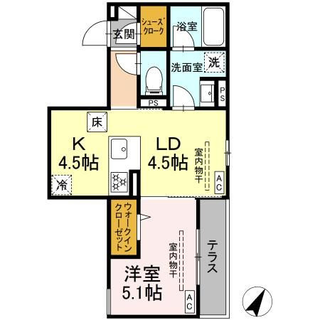 【間取り】 | テムズフィオーレ
