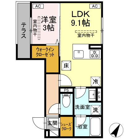 【間取り】 | テムズフィオーレ