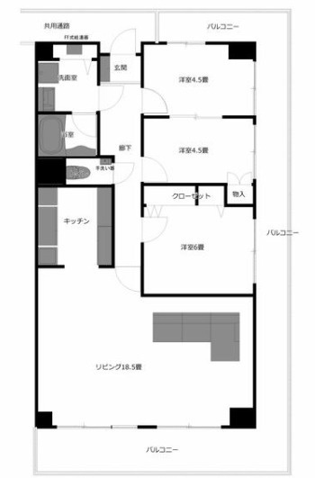 マンハイム加古川の間取り