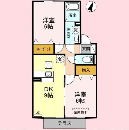 エスペーロドルチェの間取り