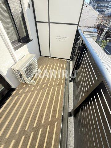 ArtizA都島のバルコニー