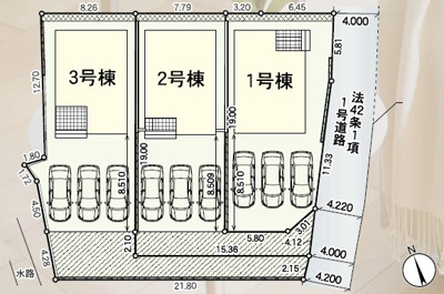 【区画図】 | 富士宮市小泉第30　新築戸建て　3号棟
