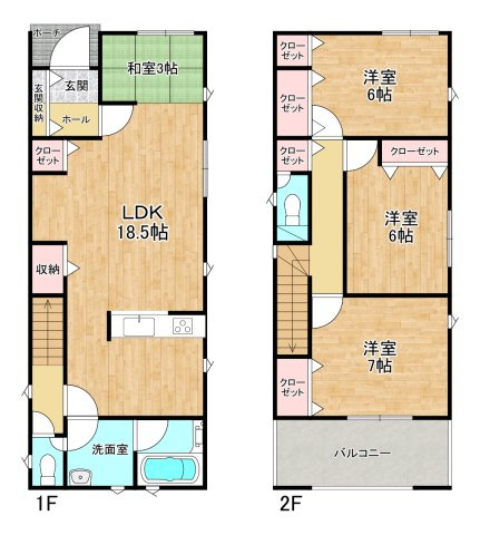 クレイドルガーデン加東市藤田第4　１号棟の間取り