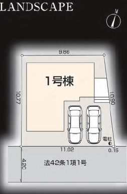 《仲介手数料半額》川越砂新田第3　限定1棟の区画図