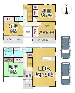 【間取り】 | 川西市鴬台２丁目23の1　中古ー戸建て