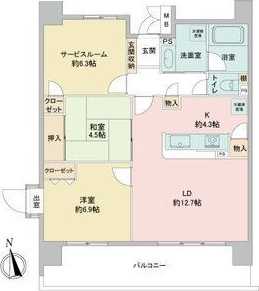 スクエア名古屋港の間取り