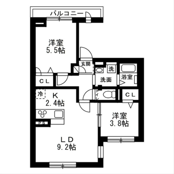 【間取り】 | Avenir東中野(東中野1丁目) 