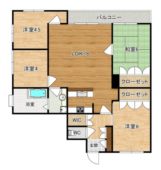 【間取り】 | ルミエール市岡