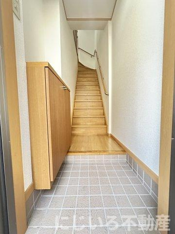 エスポワールAの玄関