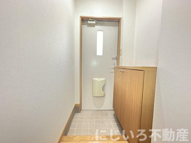 エスポワールAの玄関