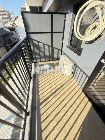 ArtizA都島のバルコニー
