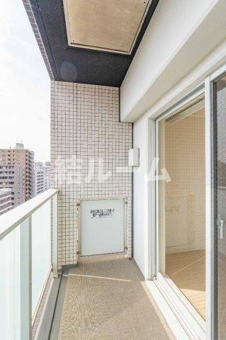 新宿区西早稲田３丁目の賃貸マンションのバルコニー