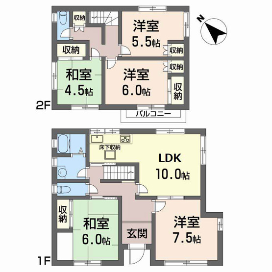 【間取り】 | 安岡寺３丁目戸建て