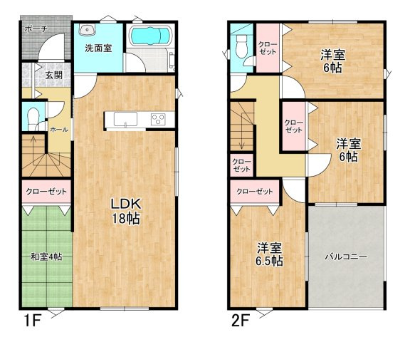 クレイドルガーデン加東市藤田第4　４号棟の間取り