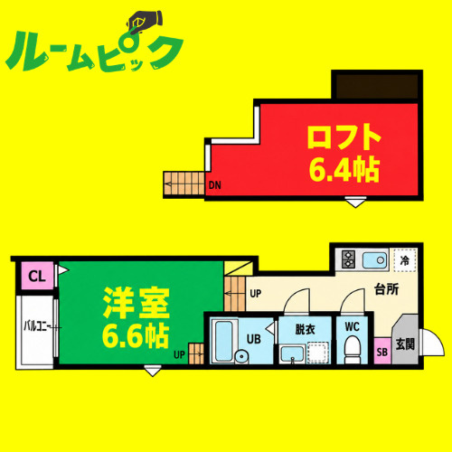 ソルテ　名古屋市賃貸　仲介手数料無料の間取り