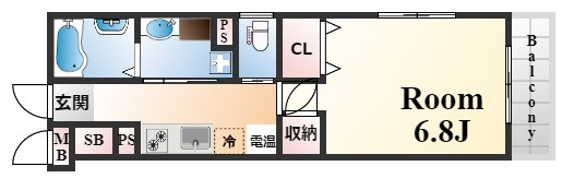 メゾンコンフォール六甲の間取り