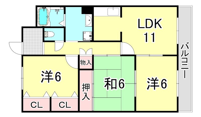 アンクレーゼの間取り