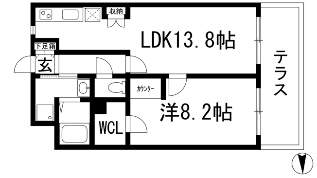 【間取り】 | CLAIR美園