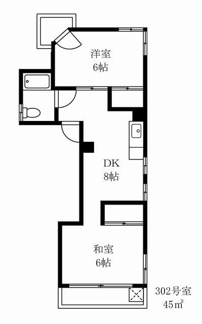 バンビ白山第４ビルの間取り