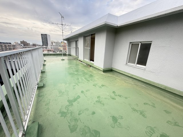 岡嶋グリーンハイツのバルコニー