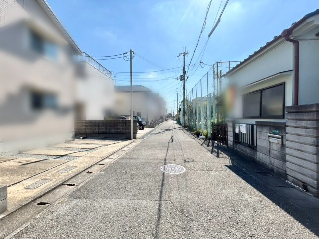 売土地　伊丹市堀池3丁目の前面道路含む現地写真