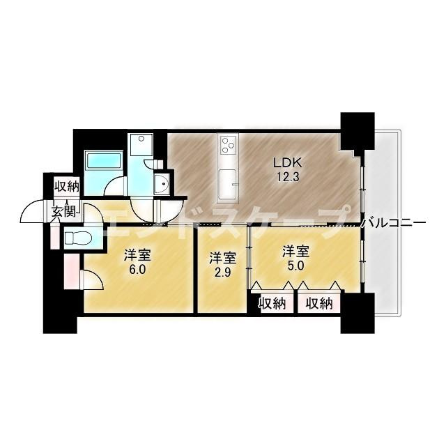 ＣＬＡＳＳＥＵＭ高崎の間取り|高崎、前橋のお部屋探しはエンドスケープまで！お客様の理想お聞かせ下さい♪