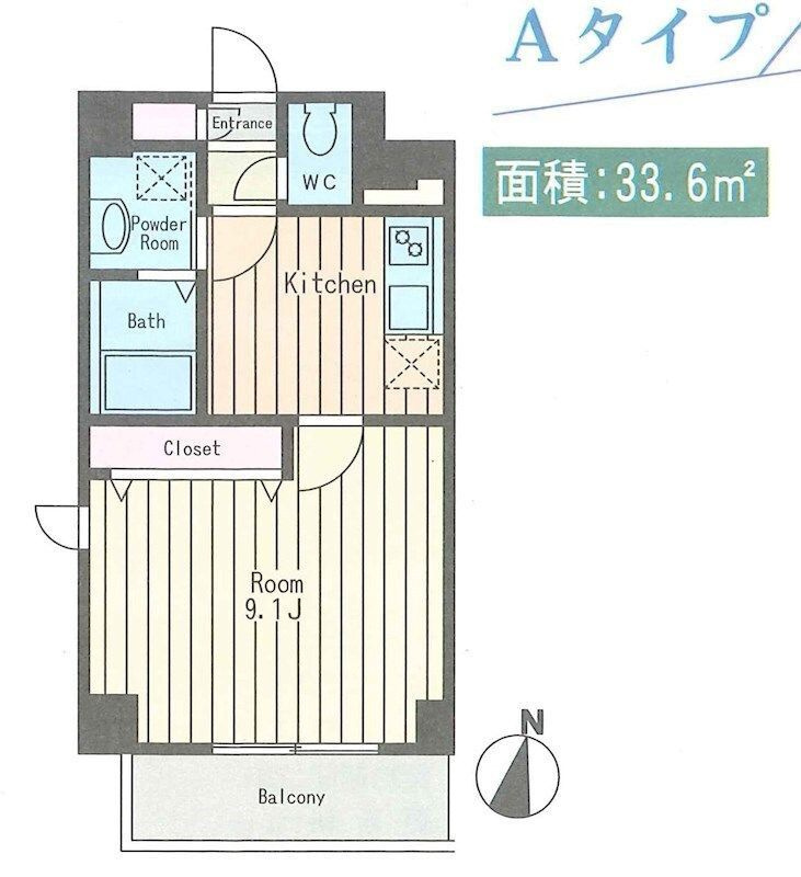 ベルジェ東陽町の間取り