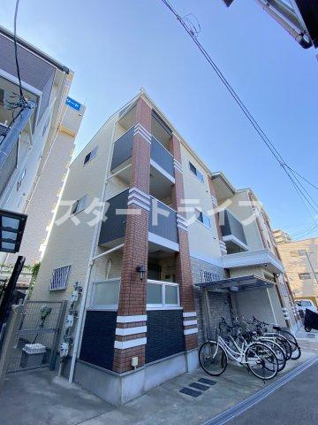 大阪市淀川区西中島１丁目のアパートの外観