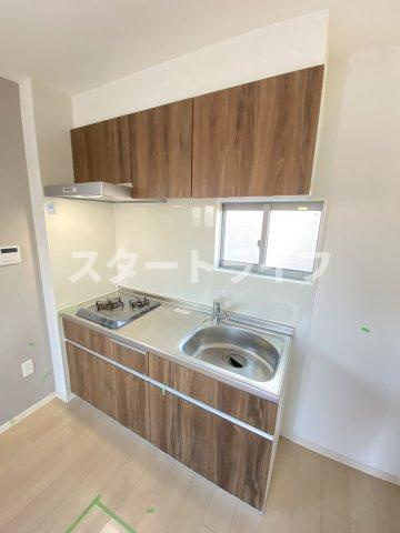 大阪市淀川区西中島１丁目のアパートのキッチン
