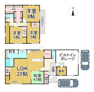 【間取り】 | 川西市大和西4丁目2の19　中古一戸建て　