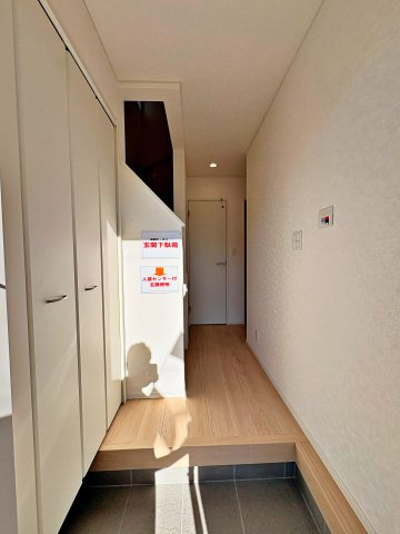 《仲介手数料金半額》川越市寺尾第17　全4棟　3号棟の玄関