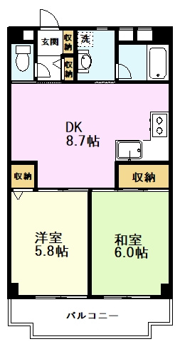 【間取り】 | T's garden一橋学園