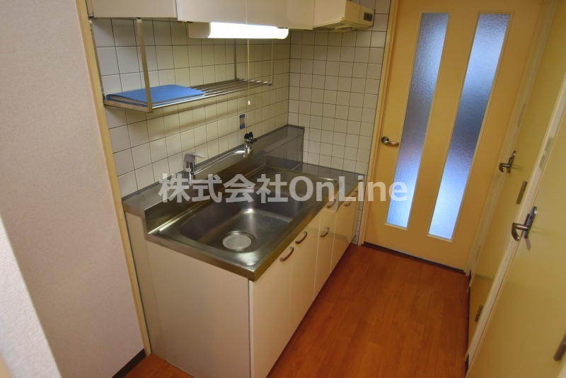 東大阪市源氏ケ丘の賃貸マンションのキッチン