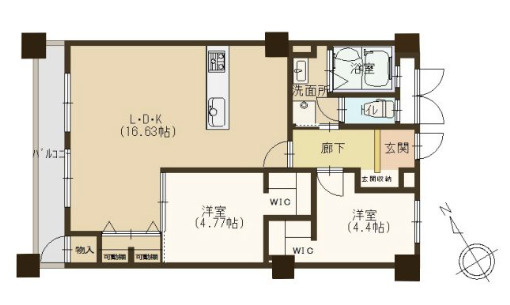 【間取り】 | ニュー千早団地 4棟
