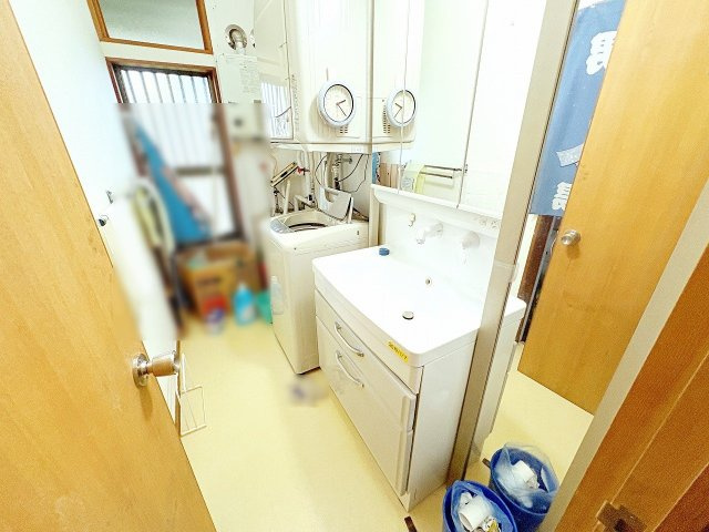 中古戸建の洗面所