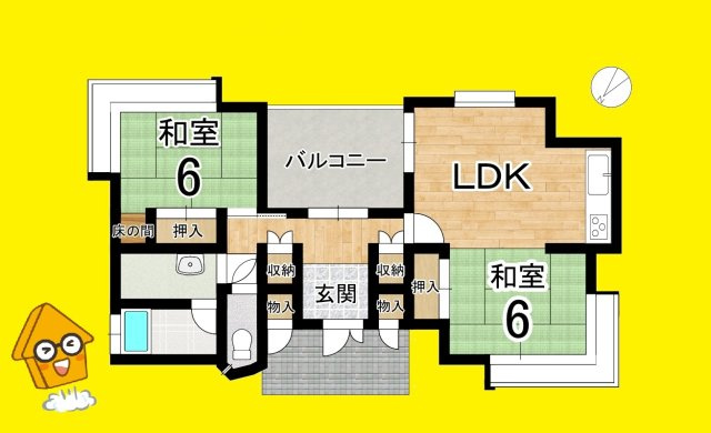 中古戸建の間取り