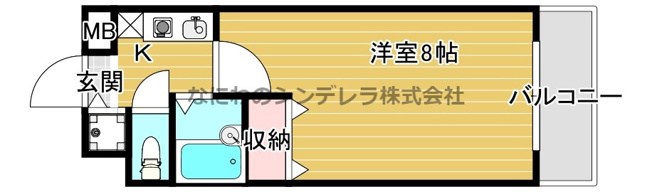 【間取り】 | ファミールグランデサウス館