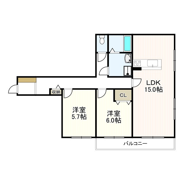 クレインファーストの間取り
