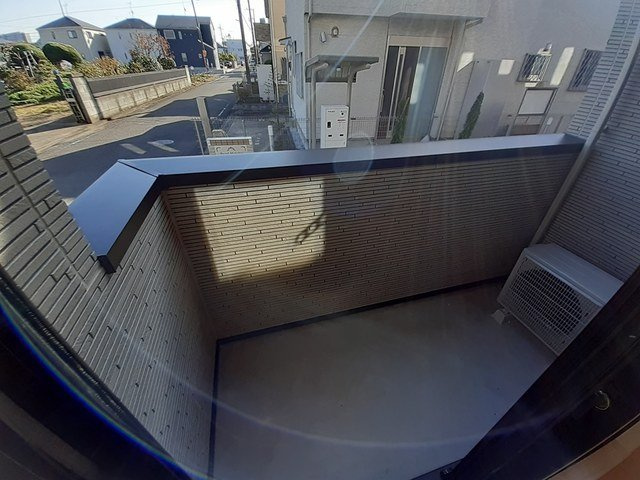 パールハイツのバルコニー