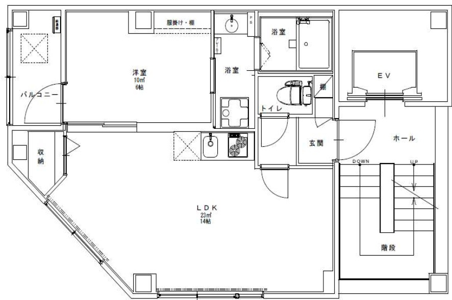 カサ内本町の間取り