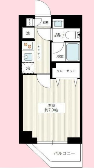 REXZY西川口AZⅡの間取り