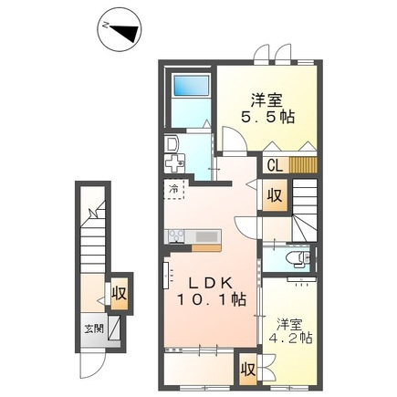 アジュールの間取り
