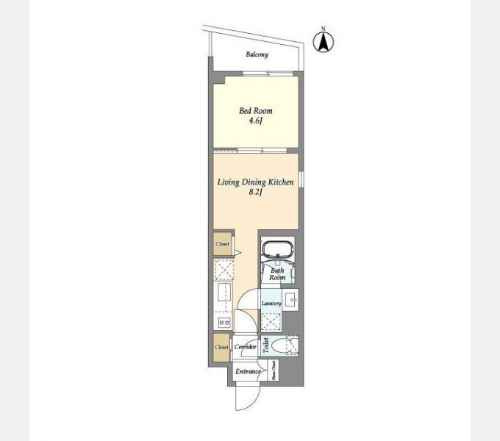 【間取り】 | ドゥーエ大森Ⅱ | 間取