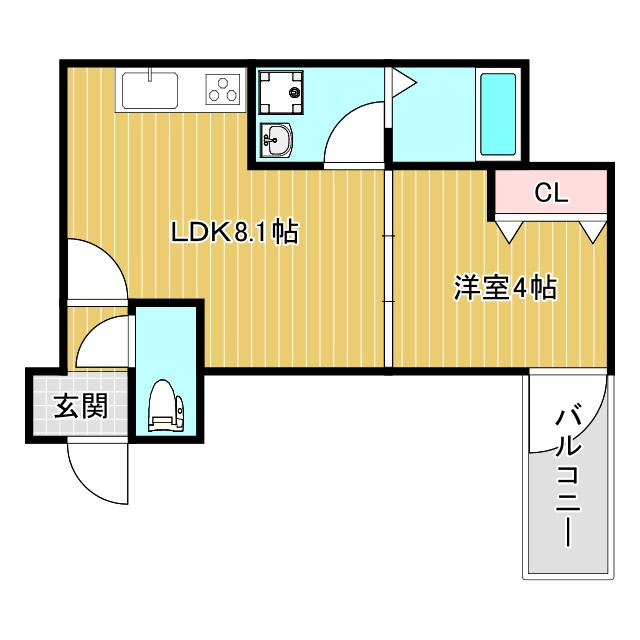 D porta cameliaの間取り