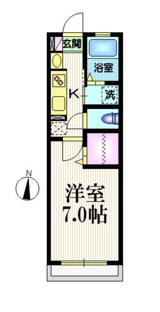 Ｂ・Ｈの間取り|【間取り】南向き