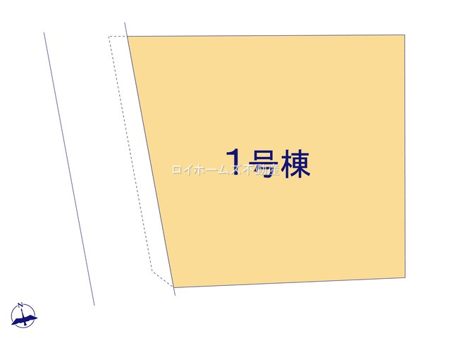 【区画図】 | 一宮市春明字東中屋58-2『仲介料無料』新築戸建て | 1号棟